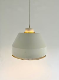 Image 1 of Valaistustyö Pendant Light 'Ama 500' with Brass Details by Aino Aalto, Finland