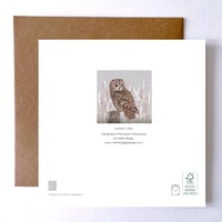 Image 2 of TAWNY OWL GREETING CARD