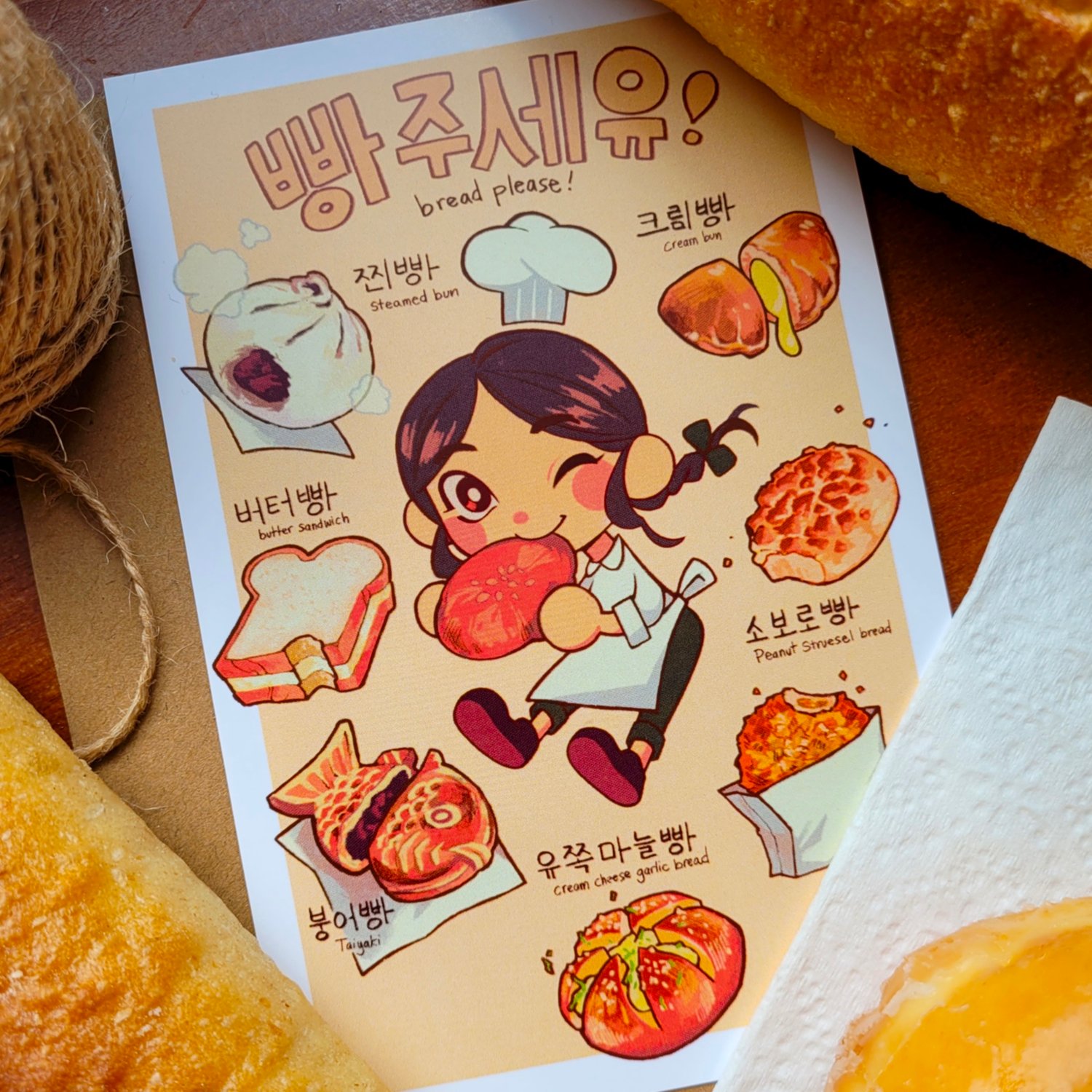 "Bread Please!" Mini Print