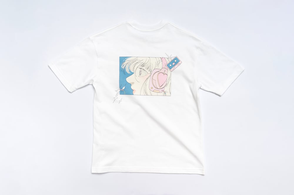 Image of remix series - "宇宙飛行士" Print Short Tee - White