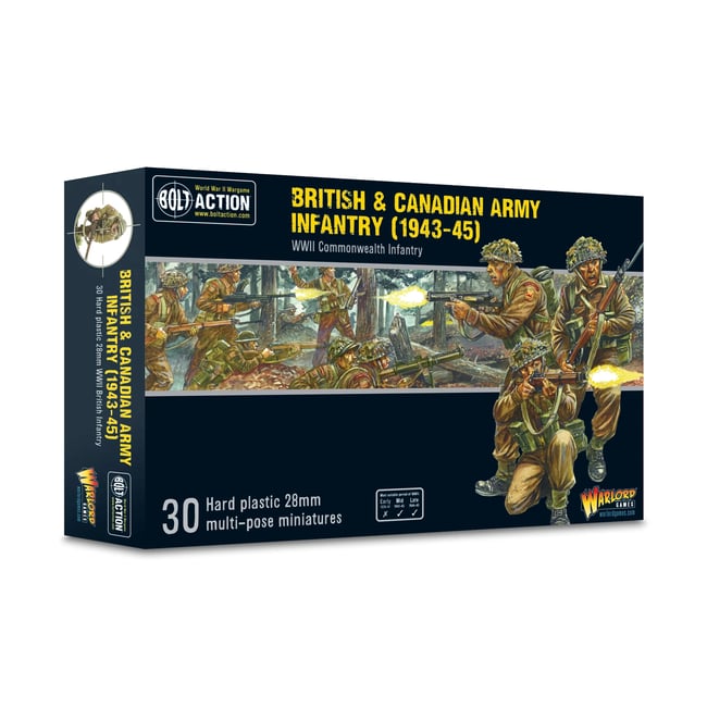British & Canadian Army Infantry (30 figs)