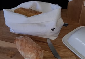 Image of Stonewashed Linen-Cotton Storage Bag