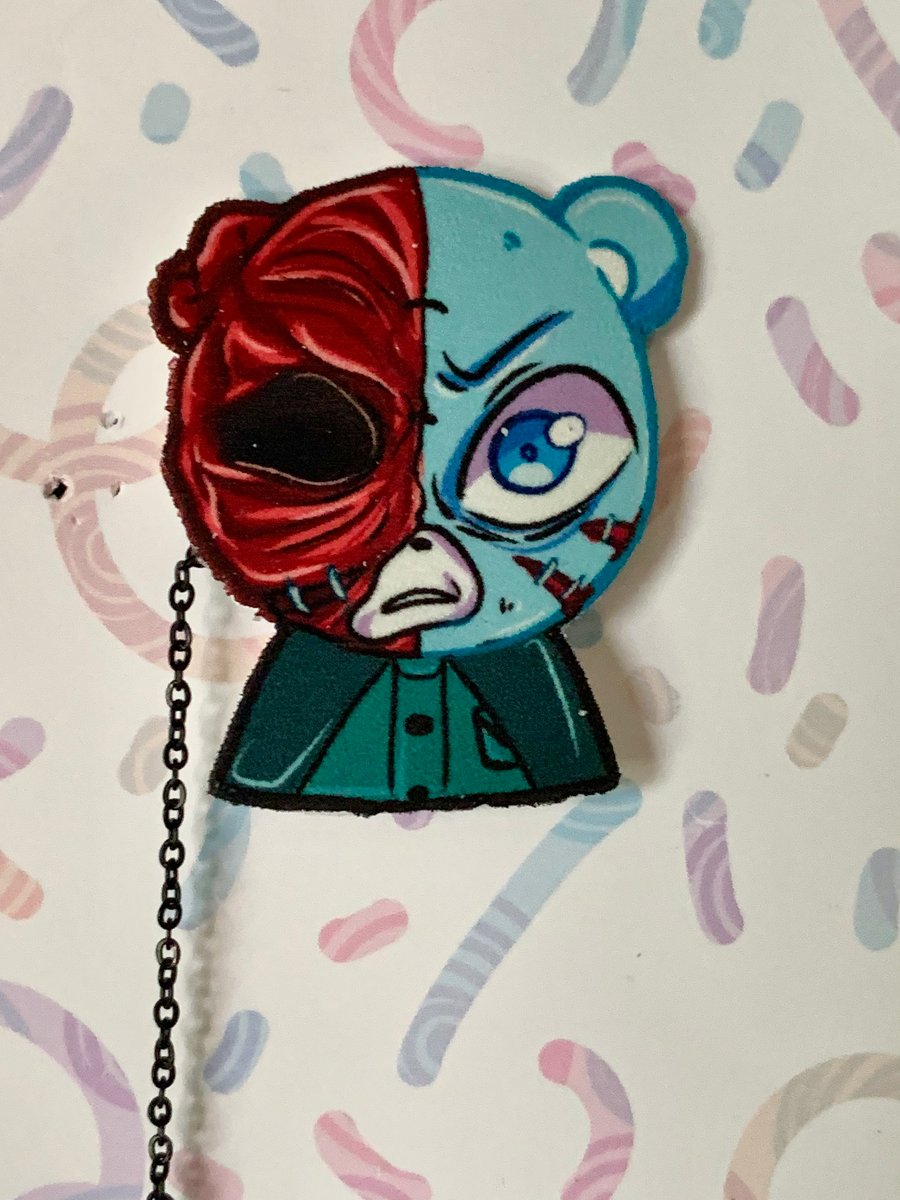Unicorn wars Lieutenant Azulin Magnet mask pin | BubblyBlueJelly