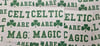 Pack of 25 7x7cm Celtic Are Magic Shamrock Irish Football/Ultras Stickers.