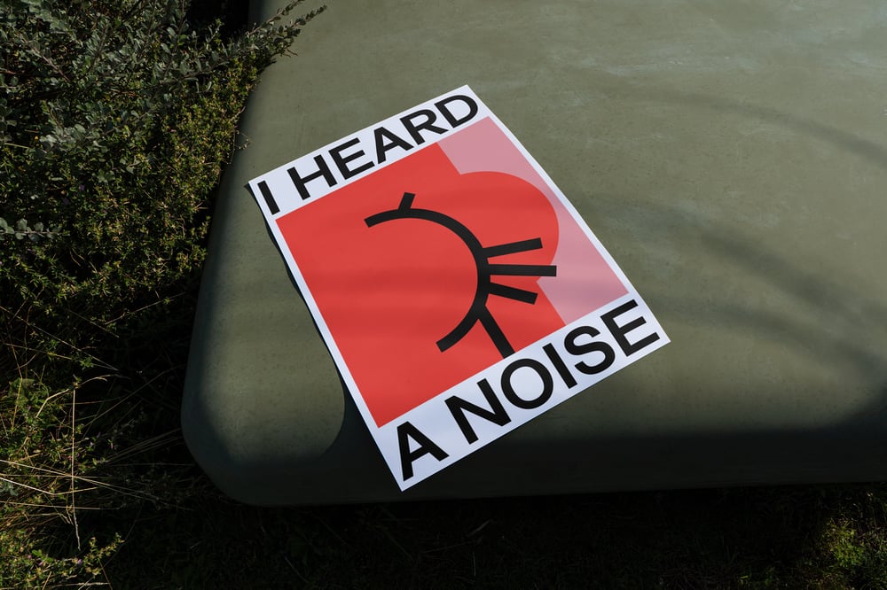 I HEARD A NOISE Poster by Marco Oggian