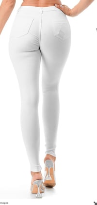 Image 2 of White Skinny Jeans