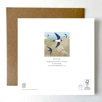 Image 2 of SWALLOW GREETING CARD