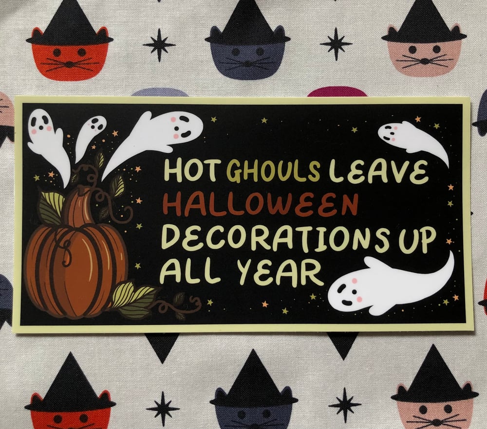 Hot Ghouls Bumper Sticker