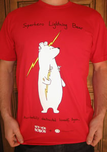 Image of Superhero Lightning Bear Tshirt