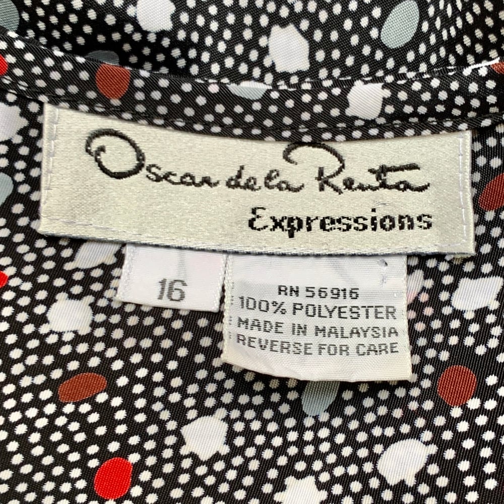 Oscar de la Renta Blouse XL