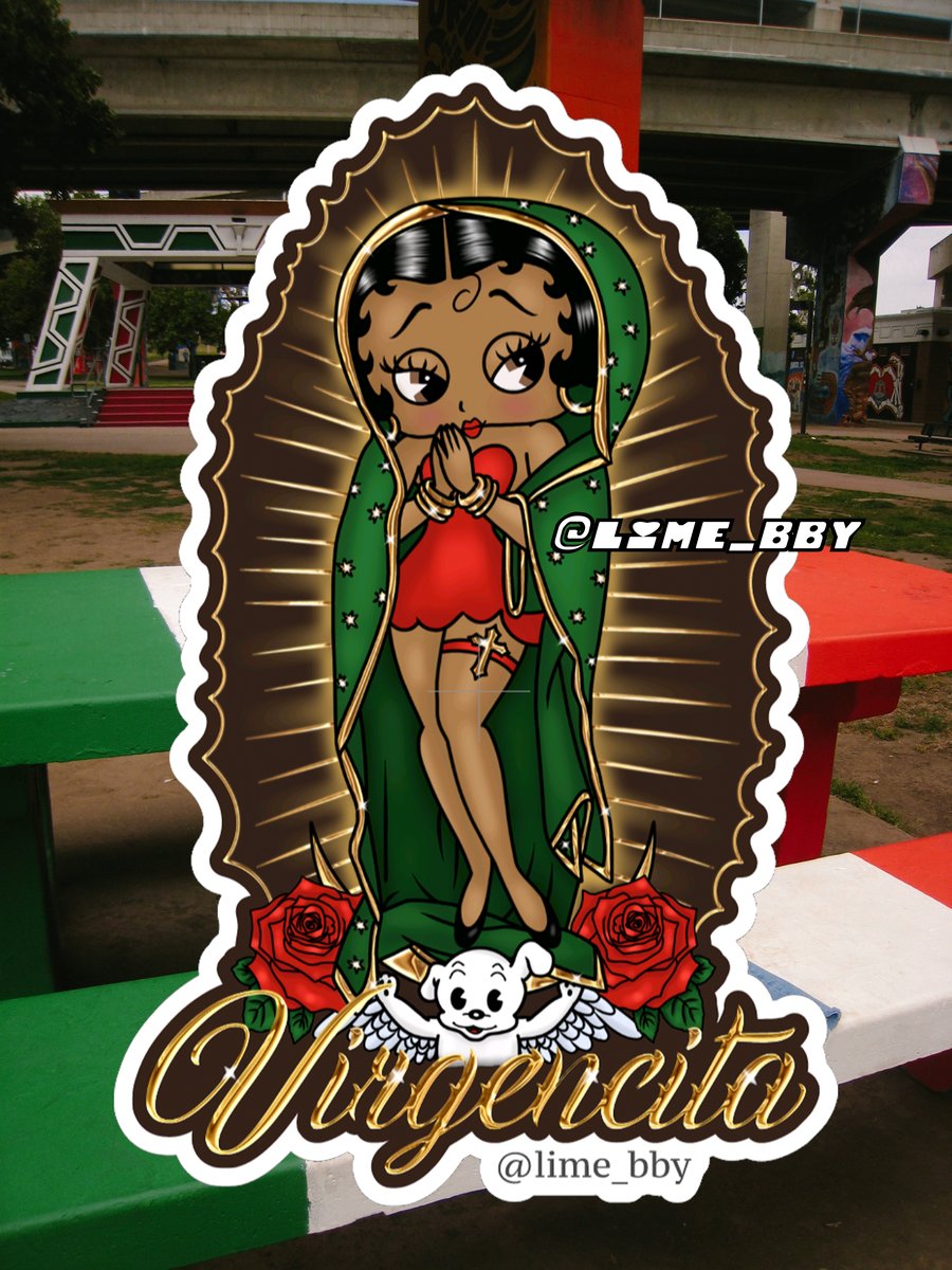 Image of Virgencita Betty Sticker