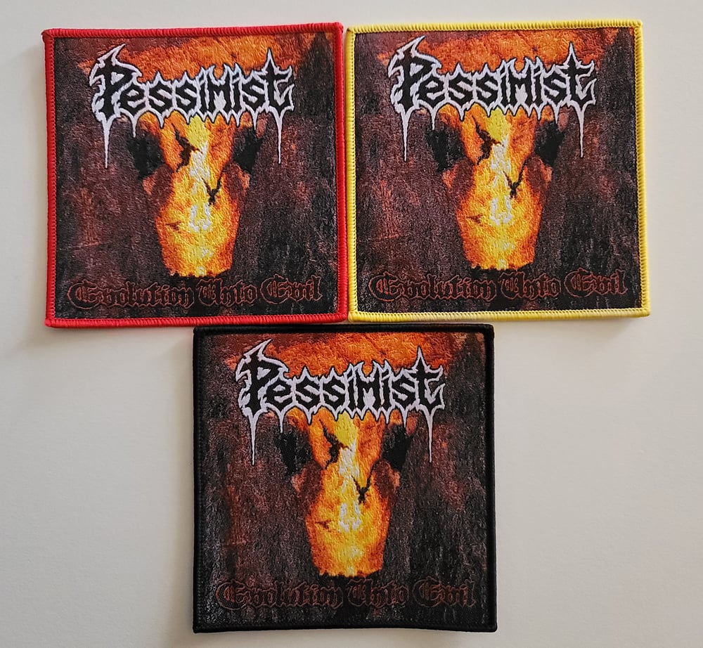 Pessimist " Evolution Unto Evil" Official Woven Patch