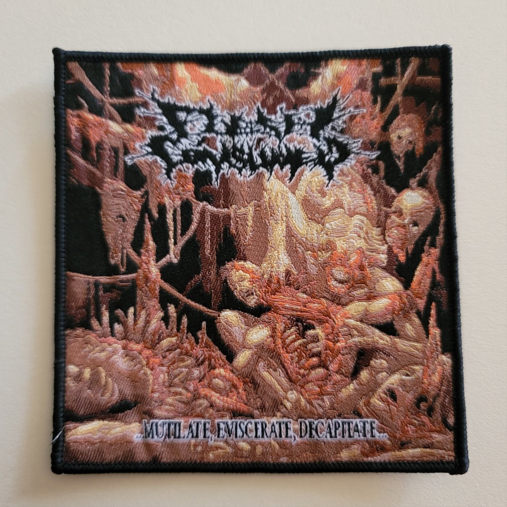 Flesh Consumed "Mutilate. Eviscerate. Decapitate" Official Woven Patch