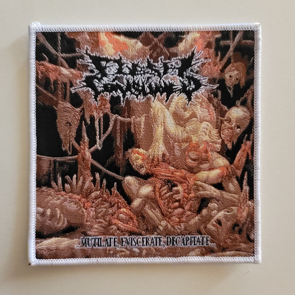 Flesh Consumed "Mutilate. Eviscerate. Decapitate" Official Woven Patch