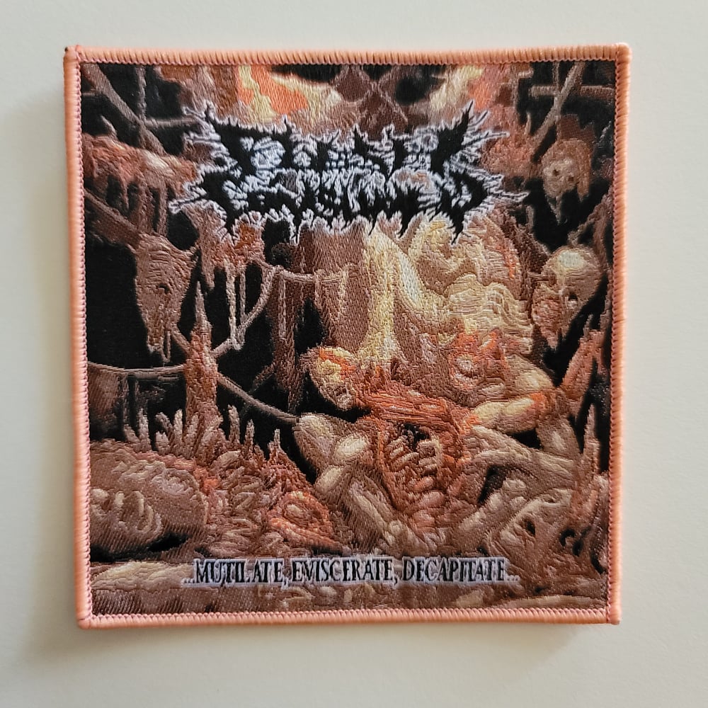 Flesh Consumed "Mutilate. Eviscerate. Decapitate" Official Woven Patch