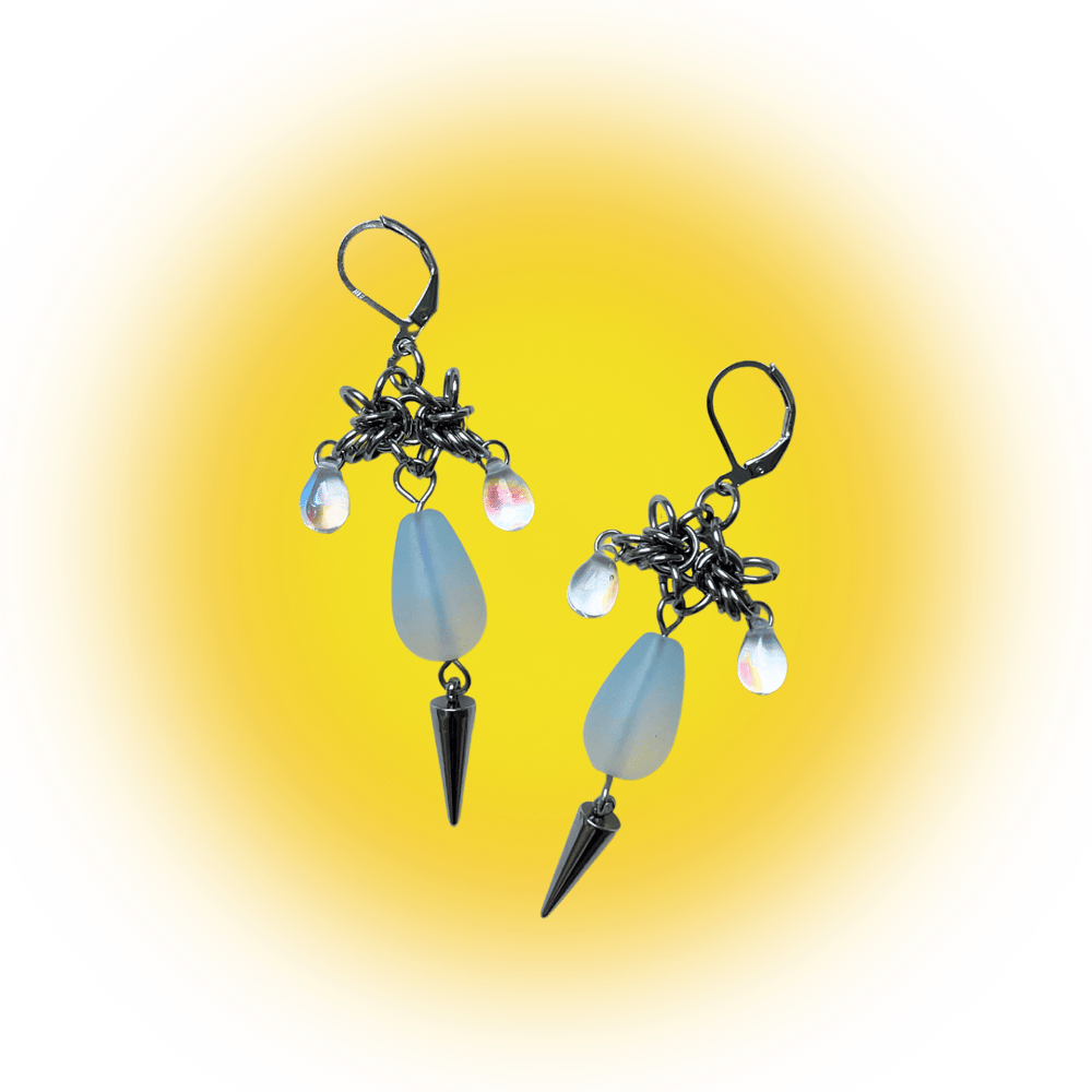 rain earrings