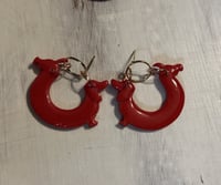 Image 3 of Dachie clay earrings
