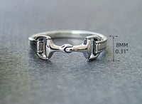 Image 3 of snaffle bit ring 