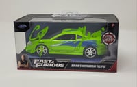 "Fast and Furious" 1:32 Brian's Mitsubishi Eclipse Die-Cast w/ Box -- AUTOGRAPHED