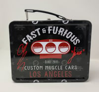 Image 2 of "Fast and Furious" Collector's Lunch Box -- AUTOGRAPHED