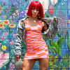 "Checkmate" Graphic Tank Dress