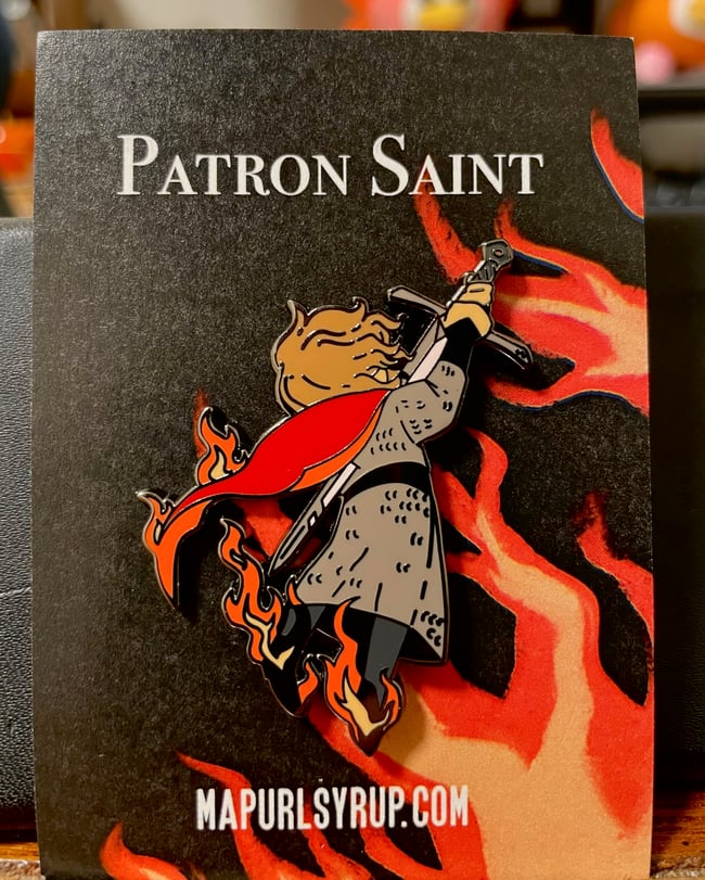 Patron Saint Enamel Pin