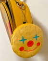 Minky Clown Zippered Coin Pouch