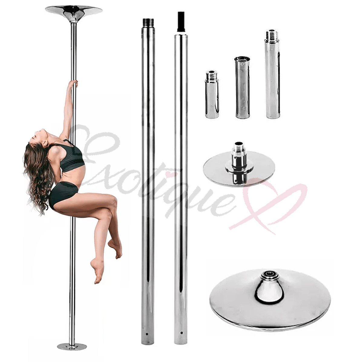 PLATINUM POLES™ 45mm Professional Spinning Pole Dancing Pole - Sport /  Fitness