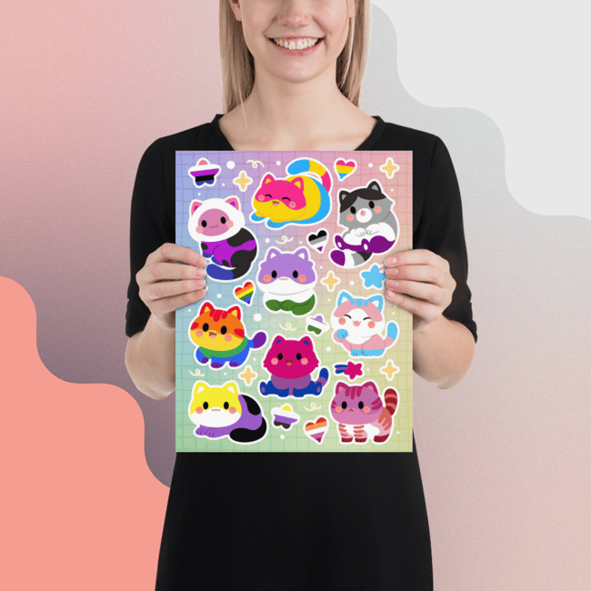 Pride Kitties - Poster