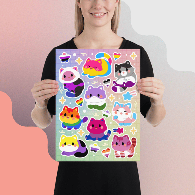 Pride Kitties - Poster