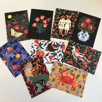 Image 1 of Illustration Collection 2 : Set of 9 Postcards