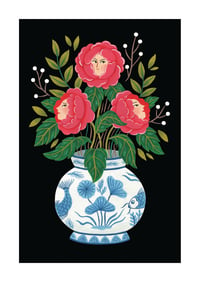 Image 1 of Flower Sisters Art Print