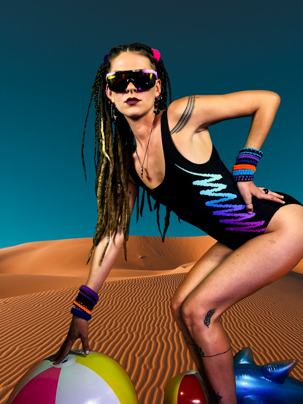 ZIG ZAG TRAX SWIMSUIT