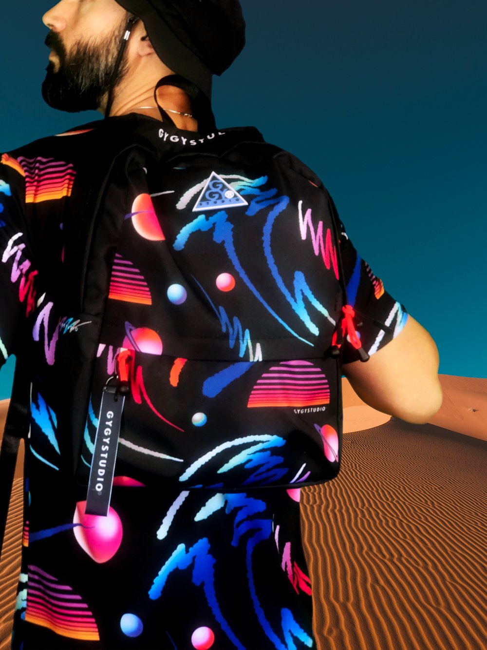 SYNTHWAVE SUNSHINE BACKPACK