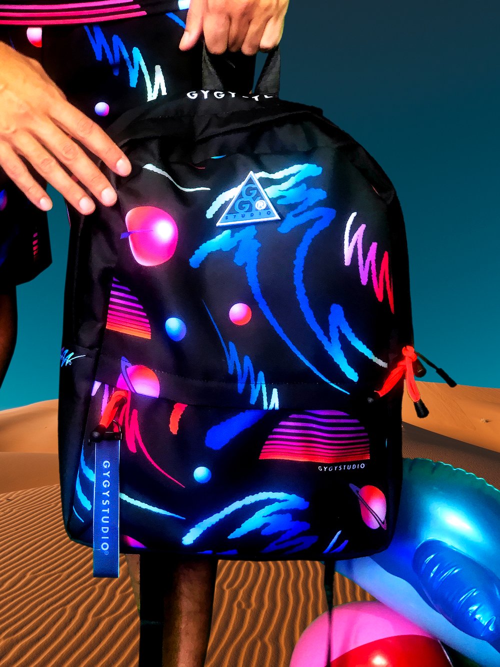 SYNTHWAVE SUNSHINE BACKPACK