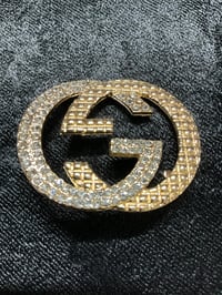 Image 1 of G Gold Brooch