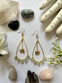 Gold Butterfly Teardrops