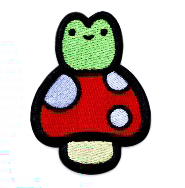 Toad Stool Iron-On Patch