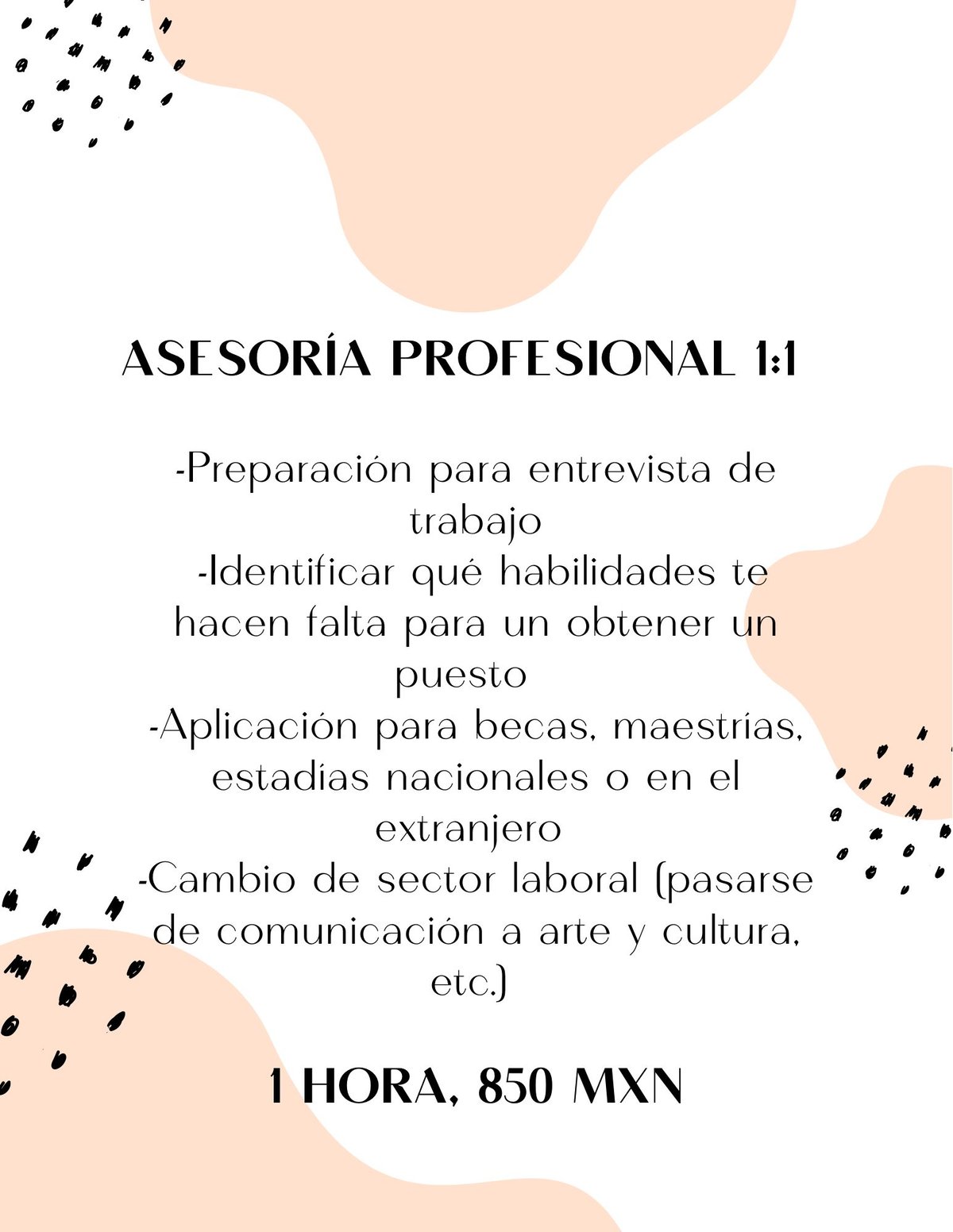 Image of Asesorías profesionales 1:1