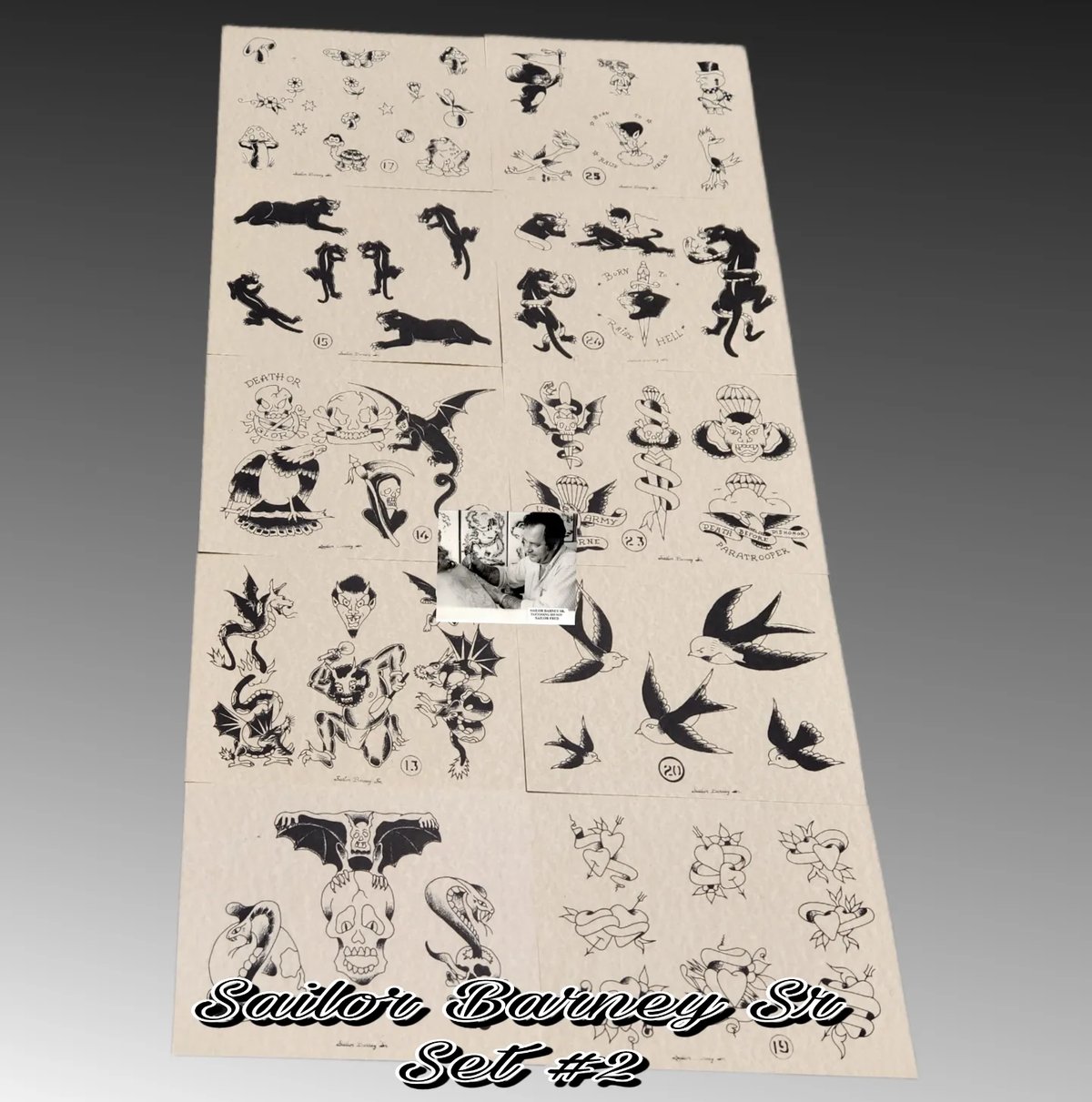 Sailor Barney Sr.  3 Set Combo (30 sheets and 3 Photo Reprints)