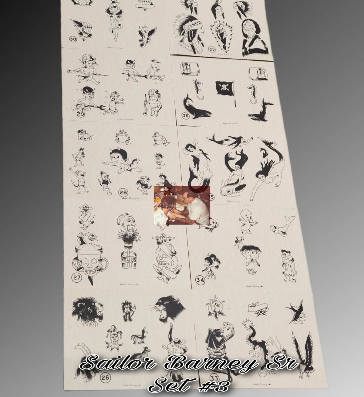 Sailor Barney Sr.  3 Set Combo (30 sheets and 3 Photo Reprints)