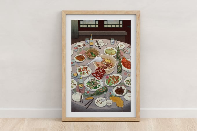 Image of Banquet Table print