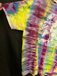 Image 2 of XL Be Gay Do Crime Godzilla Tie Dye Shirt