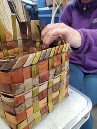 Image 3 of Sunday 10th Sept 2023 - Willow Bark Weaving Course - Make a Bark Basket