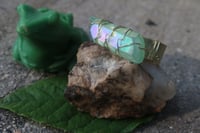 Image 4 of Green Apple Aura Quartz bangle
