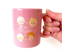 Image of Golden Girls TV Show Coffee Mug - 11 oz. - Paradise Pink Color