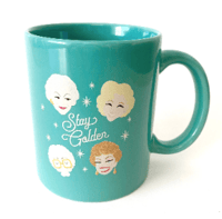 Image of Golden Girls TV Show Coffee Mug - 11 oz. - Miami Mint Color