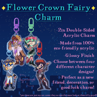 Image 1 of Flower Crown Fairy Charms