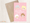 Image of Golden Girls TV Show Pink Illustrated Card 4 by 6 Inch