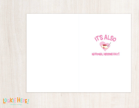 Image of Rose Nylund from the Golden Girls TV Show "Back in St. Olaf..." Illustrated Birthday Card 4 by 6 Inc